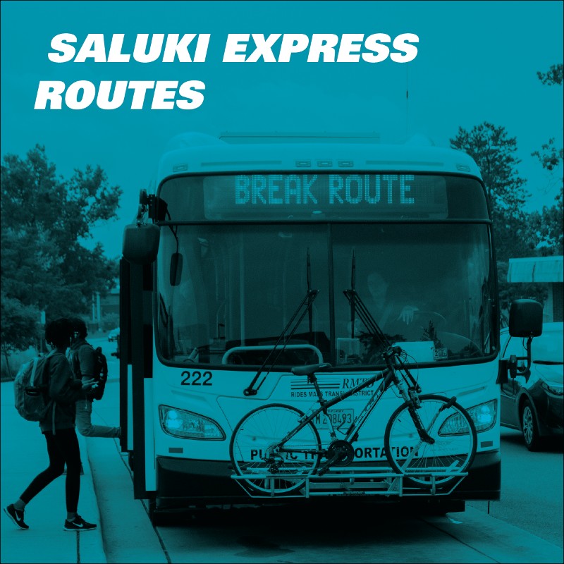 Saluki Express routes button
