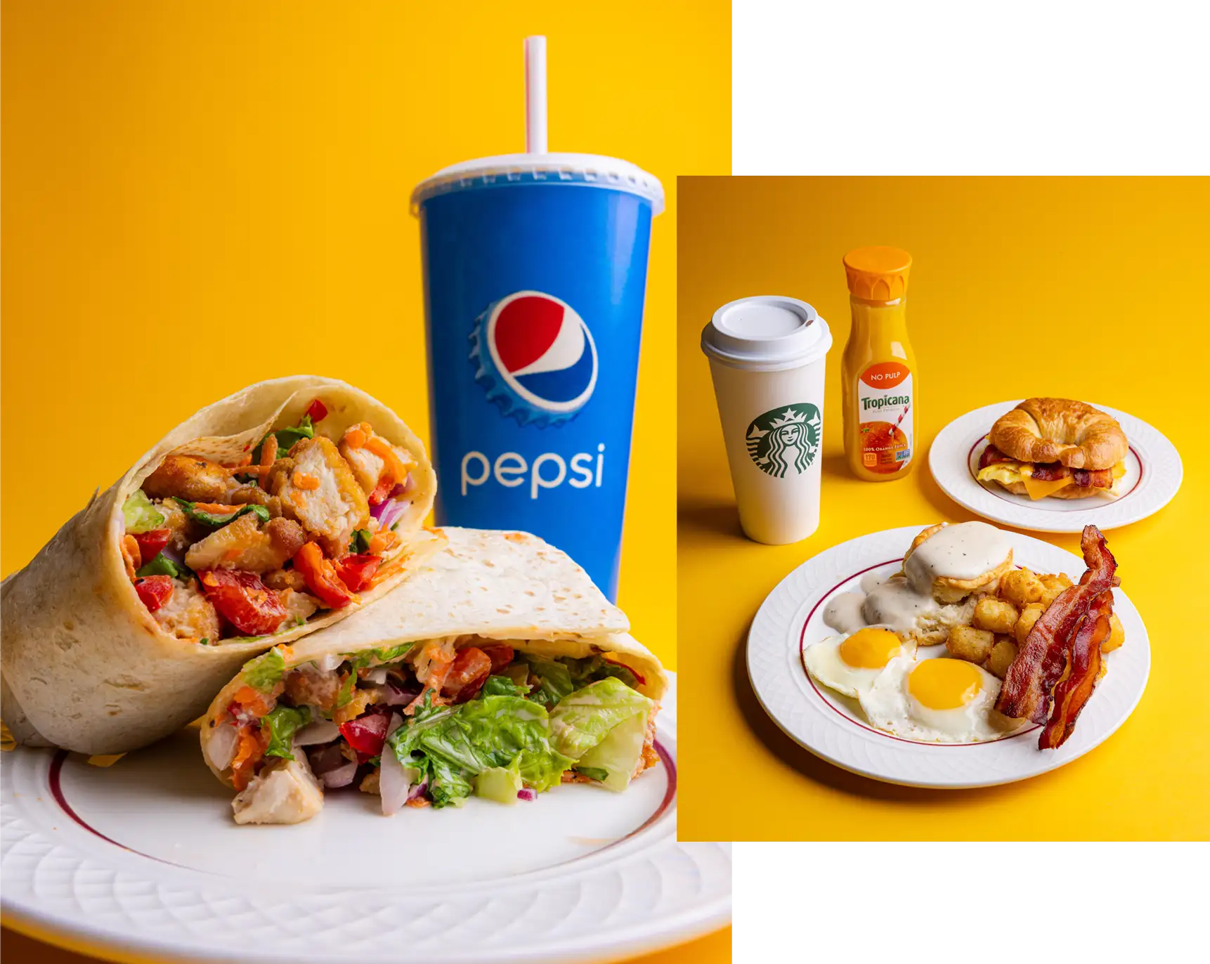assorted foods