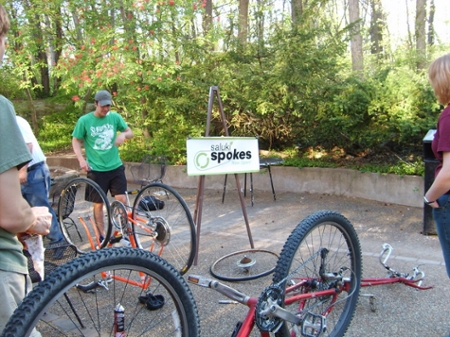 Group Fixing Bikes