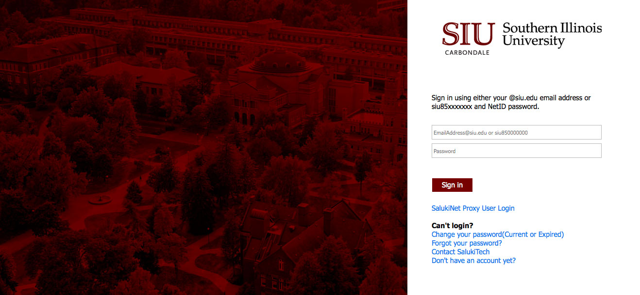SalukiNet Login